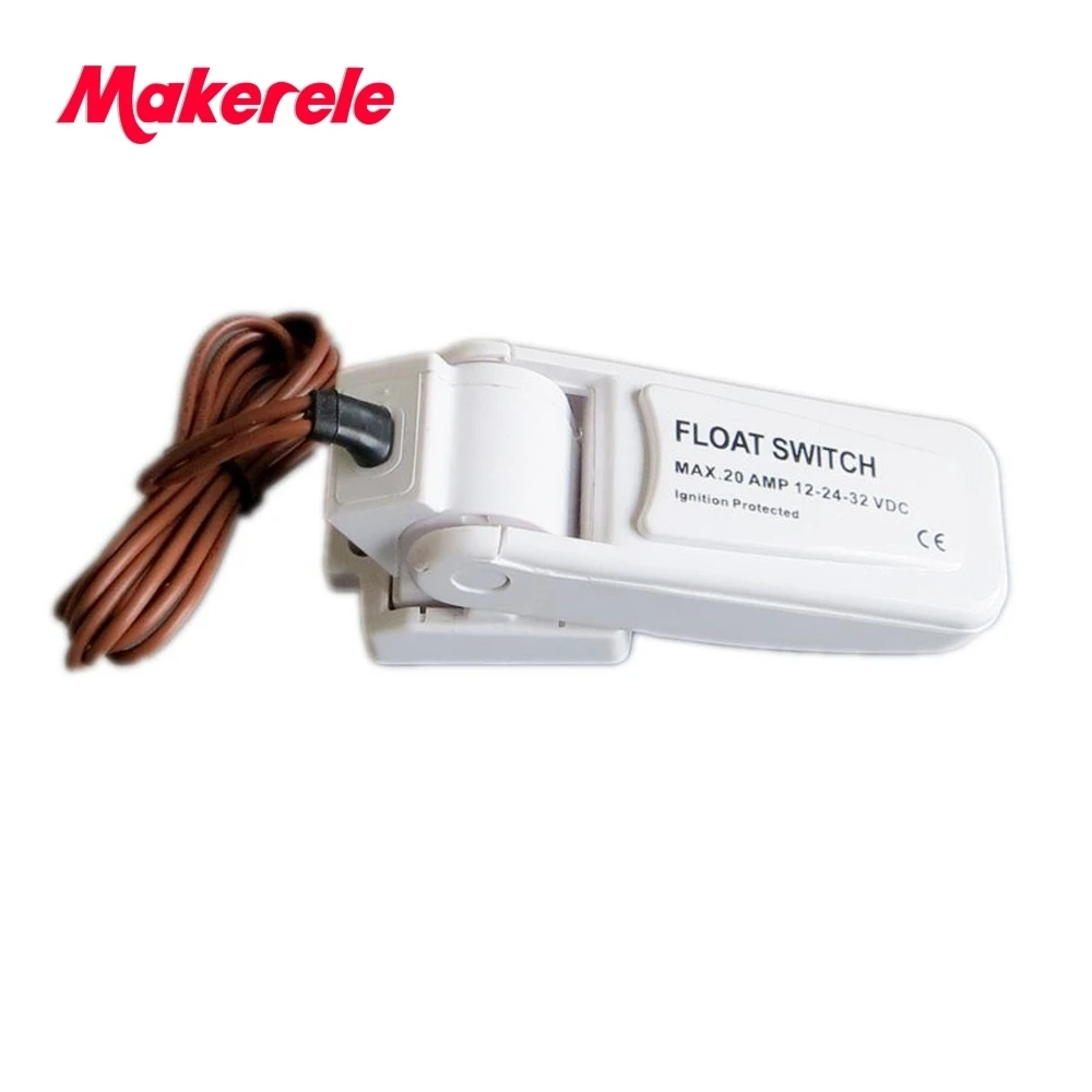 FREE SHIPPING 1100GPH High Flow Submersible Marine Boat Electric Bilge Pump 12V 3A with Bilge Pump Float Switch