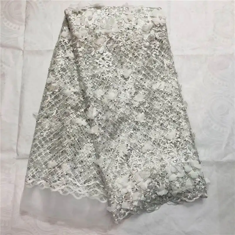 

MW!african lace fabrics 5yard white guipure lace fabric 2019 high quality african cord lace fabric for wedding dresses ! J32586