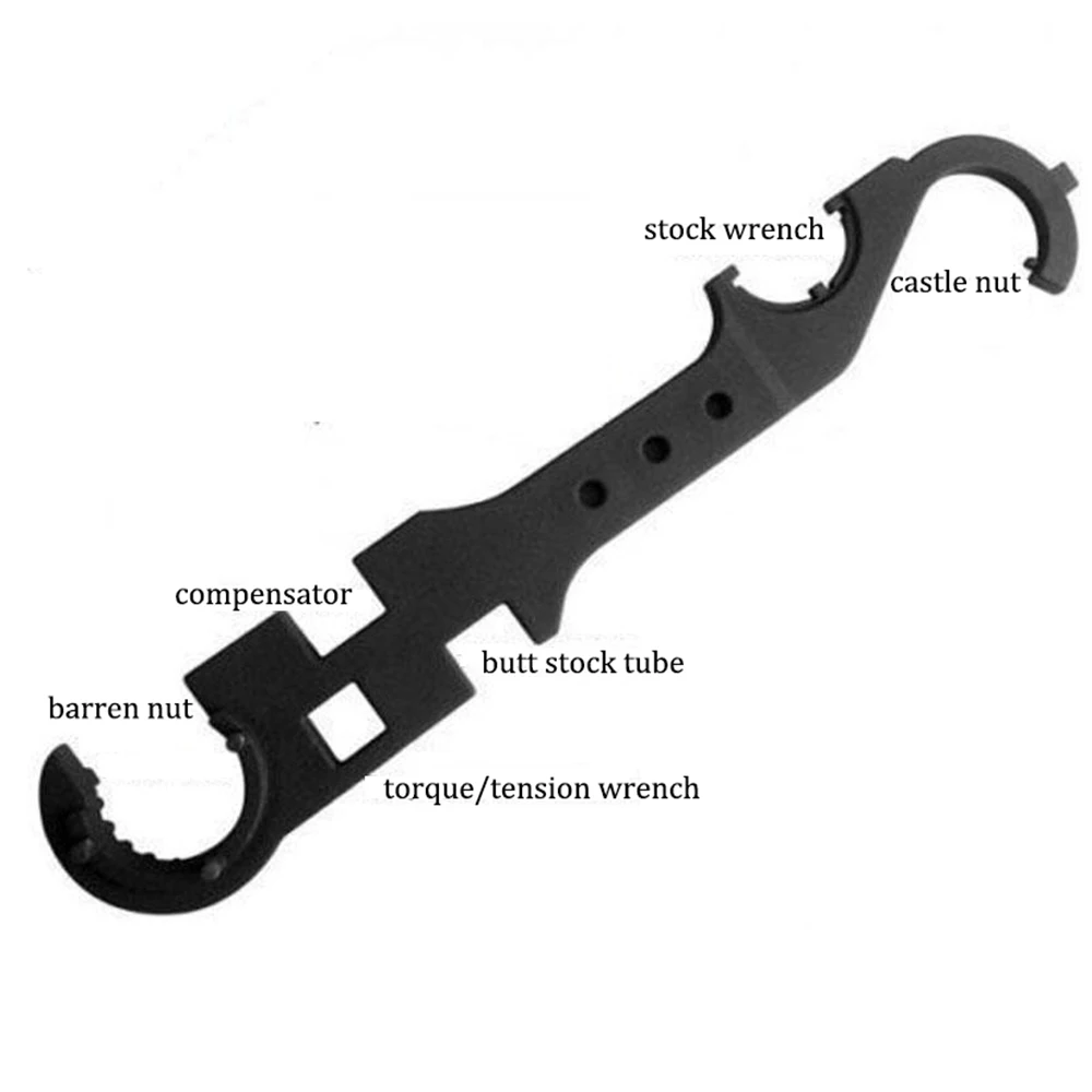 

Tactical AR15 M16 M4 Combo Tool Steel Armorer Wrench Combo Multi Spanner Hunting Accessories Tools