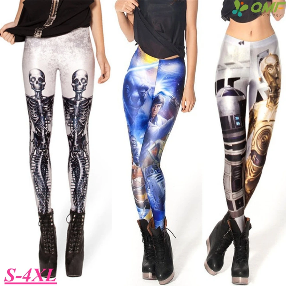 STAR WARS Sport Leggings Pour Femmes Bleu de Darth Vader