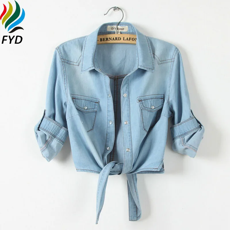 Femme Tops|shirt female|women denim 