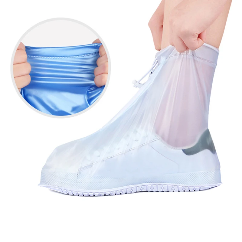 

1 Pair Rain Shoe Boots Cover PVC Waterproof Anti-slip Rainproof for Women Men PAK55