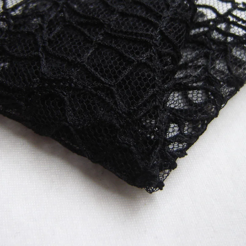 Halloween Spider Web Clothes Black Mesh Fabric White Transparent
