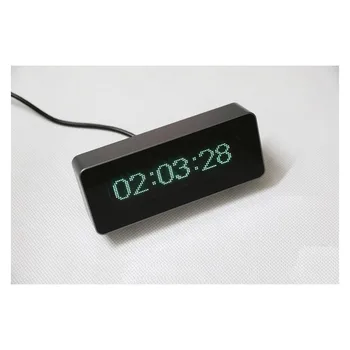

TZT 3-In-1 VFD Clock Music Spectrum Audio Level Indicator VU Meter DB Indicator AK7115_VFD Dark Gray