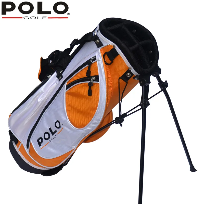 

Polo Genuine Golf Cart Bag High Quality Children Support Ball Bag Portable Light Sport Golf Rack Bag 7-8 Clubs Anti-Friction