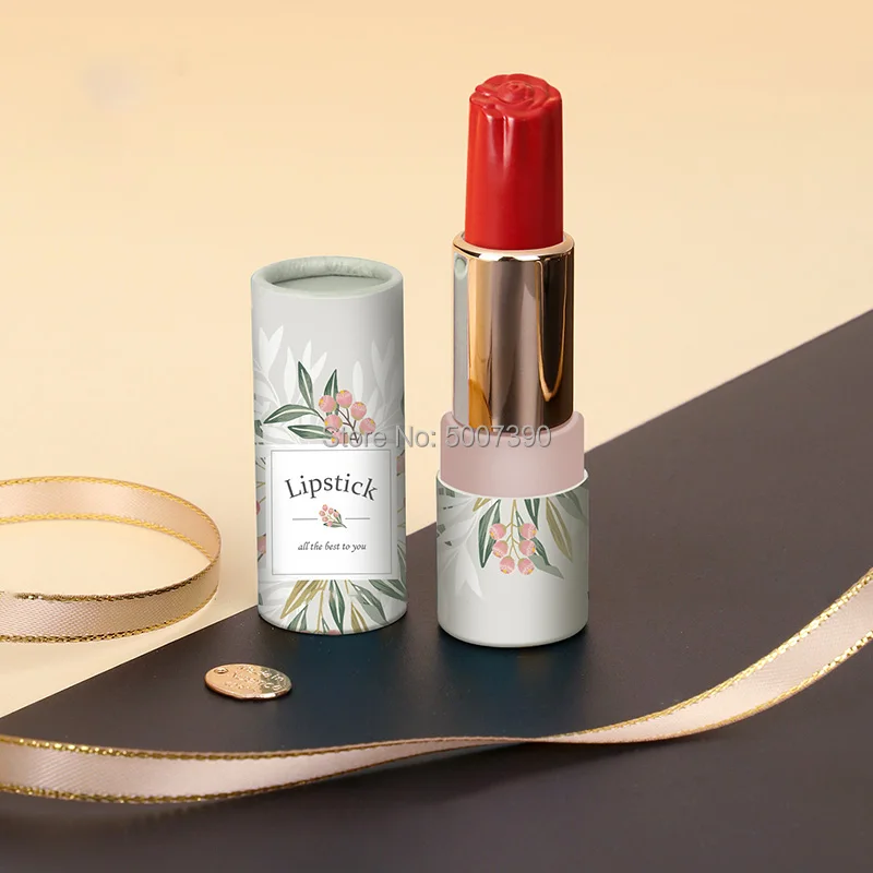 

12.1mm Creative Empty Lip Gloss Container Lipstick Tube DIY Container Lip Balm Tubes Kraft Paper Lipstick Tube 10/30/50pcs