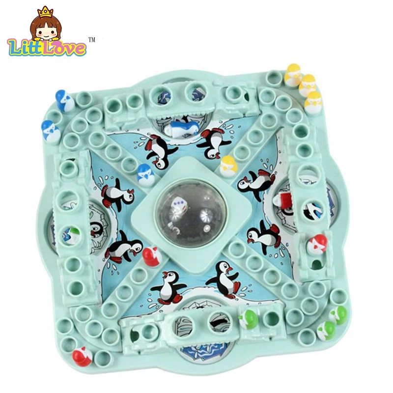LittLove Family Competition Game POP N'drop игрушки для пингвинов Настольная шахматная доска
