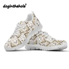 Doginthehole/Женская прогулочная обувь с рисунком Чихуахуа; уличная спортивная обувь для фитнеса; удобная женская обувь