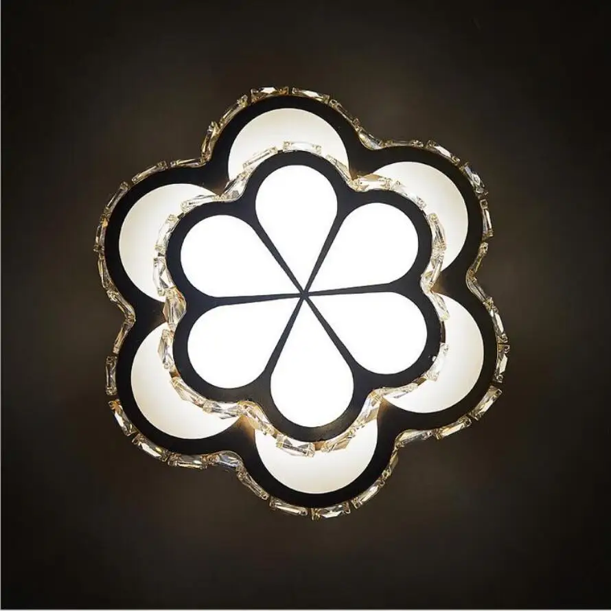 Fashion-flowers-LED-Chandeliers-led-lamps-new-Pendant-lamp-Gold-K9-crystal-Chandelier-High-power-led