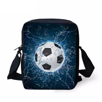 

3D Ice Ball Soccerly Printed Boy Mini Handbags Fashion High Quality Travel Crossbody Bags Famous Brand Messenger Bag Sumka