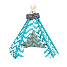 Любовь@ белая и синяя волна полоса дизайн Конура для собаки площадка для игр домашних животных собака играть палатка кошка/собака кровать