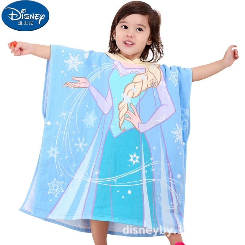 

Disney Frozen 100%Cotton Children's Hooded Bath Towel beach towels Minnie Mickey mouse boy girl Cloak Cotton Bathrobe Cartoon