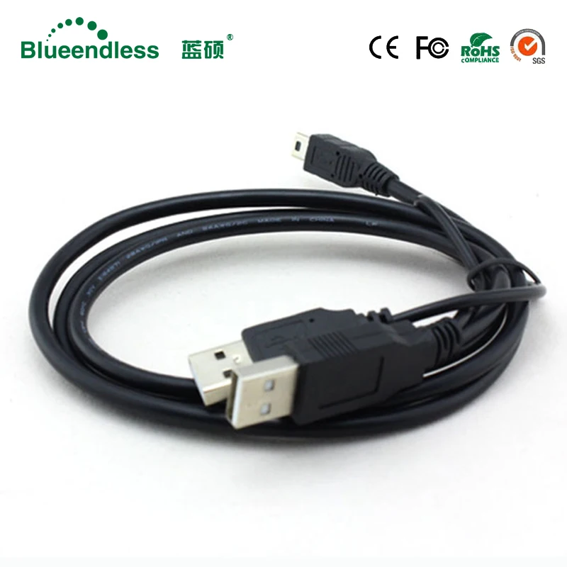 Кабель с разъемом USB 2 0 длиной 1 м мини кабель usb двойным 480 Мбит/с удлинитель для