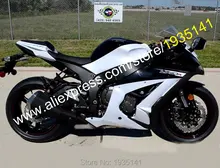 Hot Sales,For Kawasaki Ninja ZX10R Parts 11-15 ZX 10R ZX-10R 2011-2015 White Black Motorcycle Fairing Kit (Injection molding)