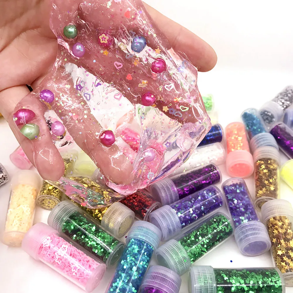 

DIY 3D FIMO Slice Face Decoration Sequins for Homemade Slime Making Craft 4.5 drop shipping