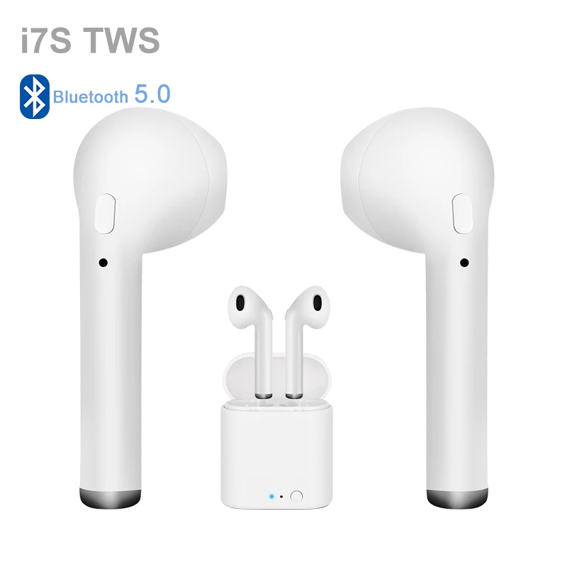 I7 i7s TWS беспроводные наушники в ухо Bluetooth гарнитура с микрофоном для смартфона