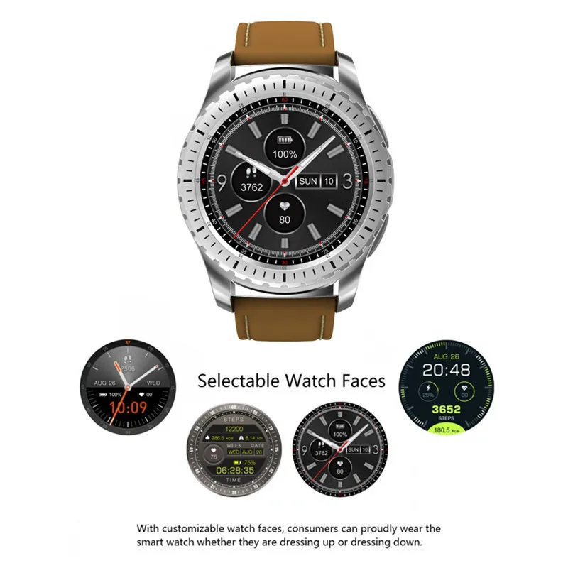 Оригинальный Kingwear kw28 relogio мужские женские Смарт часы с поддержкой SIM/TF карты gps
