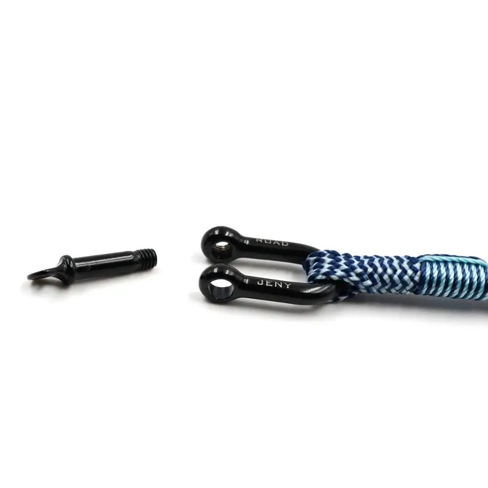 للجنسين شيك بحري مضفر سوار يدوية الصنع اليخوت حبل العسكرية Paracord سوار معصمه W/D-تكبل BRT-N517
