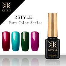 Лак для ногтей rstyle 8 мл 9001-9062 чистый цвет УФ-гель для ногтей Soak Off Nail Art Полупостоянный гель лак набор для наращивания ногтей праймер