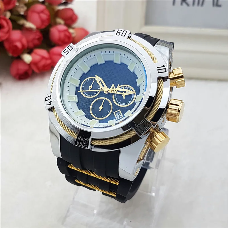 

HOT2019 big watch men's quartz TopBrand simulation military men's watch men's sports military watch waterproof Relogio Masculino