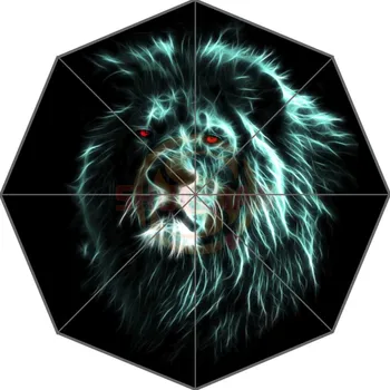 

The king of the forest The lion Best Nice Cool Design Portable Fashion Stylish Useful Foldable Umbrella Drop Shipping JR-018