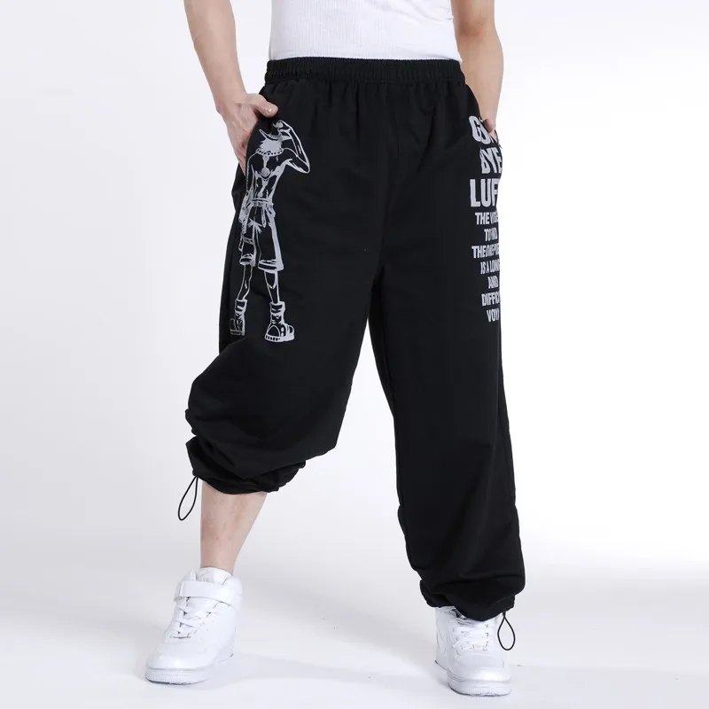 Повседневные мужские штаны для бега с принтом мешковатые модные хип-хоп мужские штаны для бега на открытом воздухе мужские спортивные брюки Pantalon Homme 5XL A10