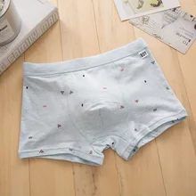 5 шт./партия, высококачественные хлопковые трусы-боксеры для мальчиков, детское нижнее белье, трусы боксеры из органического хлопка для мальчиков