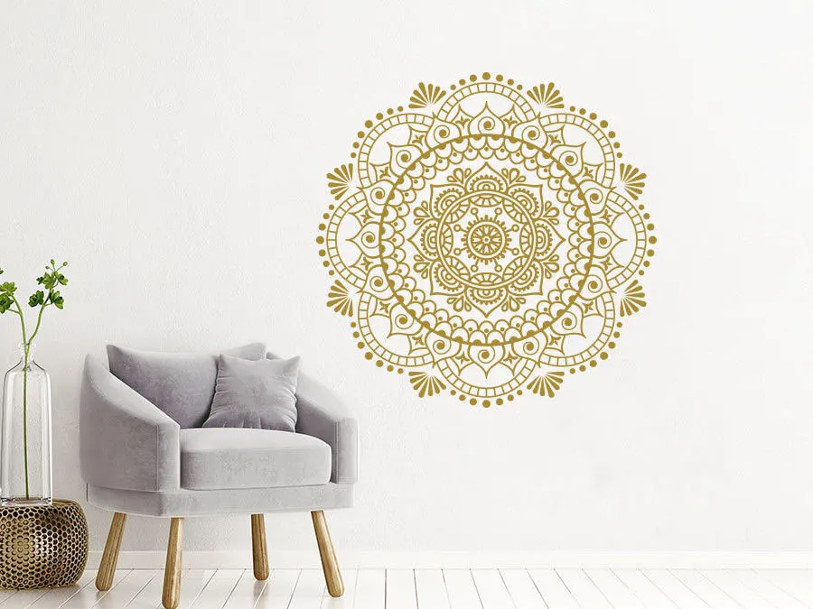 

Home Decor Mandala Wall Decals Yoga Studio Decoration Removable Bohemian Wall Mural Mandala Style Bedroom Decor Sticker MTL05