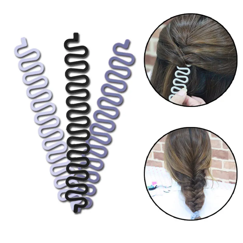 6 Colors Fashion Hair Braiding Braider Tool Roller With Magic Hair Twist Styling Bun Maker 88 SK88