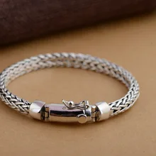 S925 серебро браслет мирной узор браслет