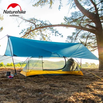 

Naturehike Ultralight 15D Nylon Camping Sun Shelter 240x290cm Canopy Outdoor Hiking Beach Tarp Tent