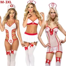 Lenceria mujer мини-платье большого размера с завышенной линией талии, сексуальное эротическое платье для медсестры, женские Соблазнительные Ролевые костюмы, необычное сексуальное нижнее белье