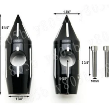 7/" 22 мм руль 2,25" стоянок для Fit Sportster XL883 1200 Dyna Wide Glide Bobber Road Kings Electra Road Glide