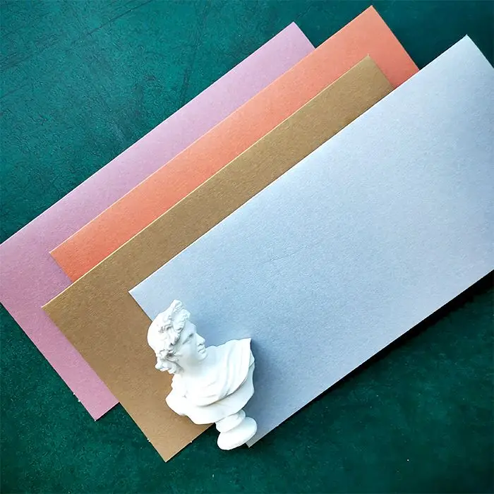

YPP CRAFT PACK OF 42 - 6 COLORSDL A4 COLOUR SHADES CARDS AND ENVELOPES WINNING METALLICS 300GSM