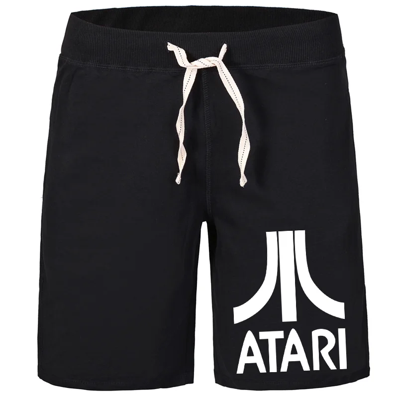 Повседневные Шорты modsh в классическом стиле ATARI, дышащие однотонные шорты из хлопка, Лидер продаж, с карманами, pantalones deportivos