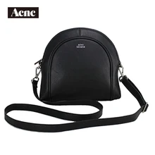 Новейшая женская сумка Acnc legend Half moon, женские сумки через плечо из натуральной кожи, женская сумка из натуральной кожи