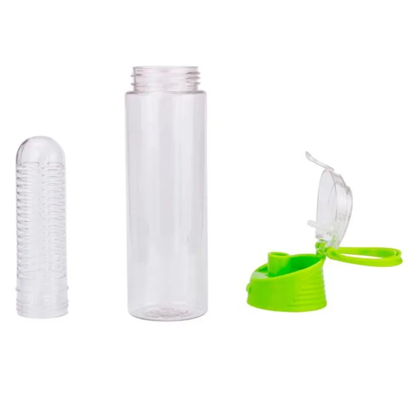 1X High Quality 800ML Fruit Infusing Infuser Water Sports Lemon Juice Bottle Flip Durable drinking water Bottles  #3N12 (1)