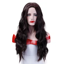 2" длинные натуральные черные женские парики термостойкие синтетические кудрявые парики для женщин афро-американские WTB