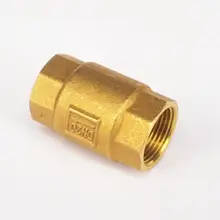 Латунный обратный клапан в линии весна без возврата 3/" BSP Женский до 3/4" BSP Женский резьбовой для водопровода