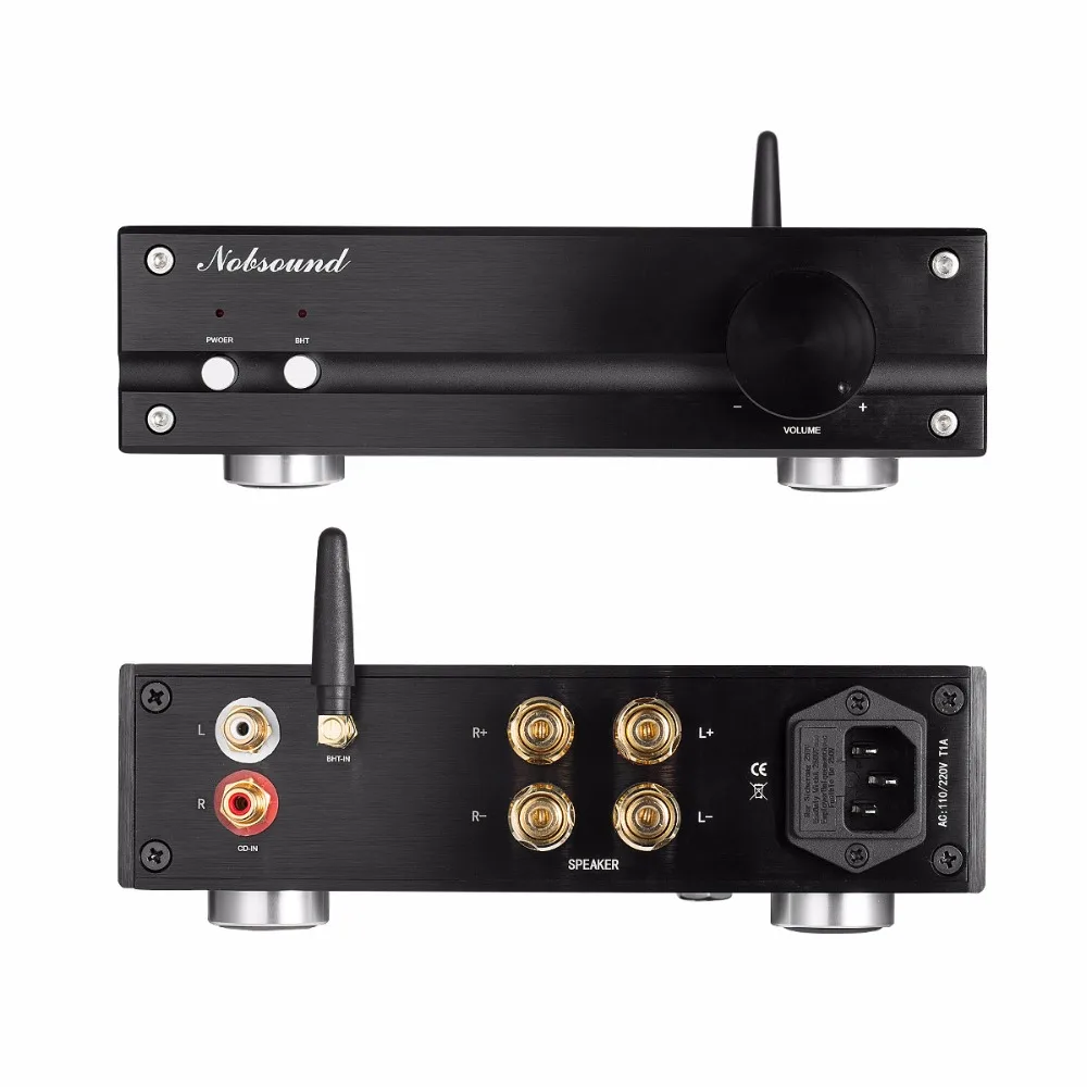 

Nobsound LM1875 Bluetooth 4.2 Power Amplifier Wireless Audio Stereo Amp 30W*2