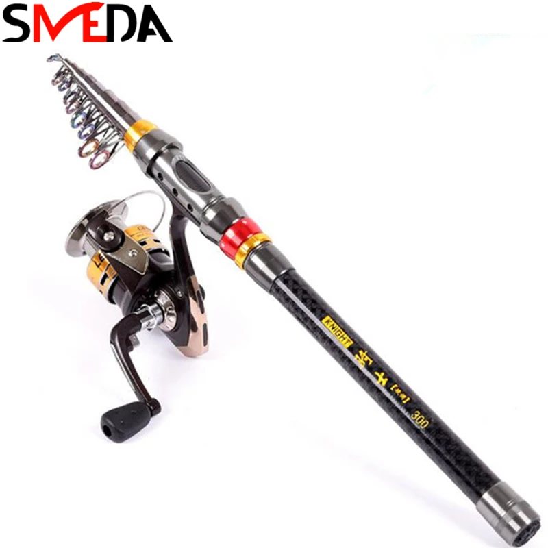 

1.8M 2.1M 2.4M 2.7M 3M 3.6M Fishing Rod Carbon Spinning Fishing Rod M Power Telescopic Fish Carp Rock Spinning Rods