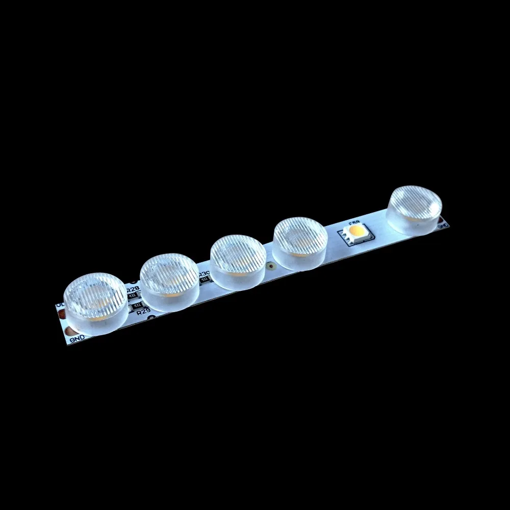 Водонепроницаемый объектив 5050 SMD световая Лента Объектив 10*60 градусов PC