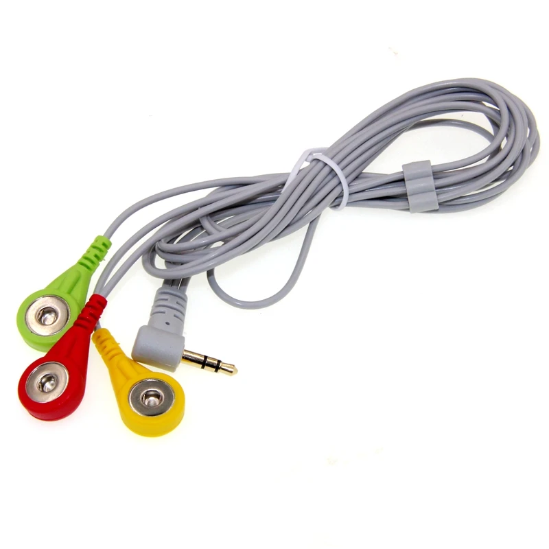 ECG ECG Heart Rate EKG Muscle EMG Sensor Fittings Earphone Plug Lead