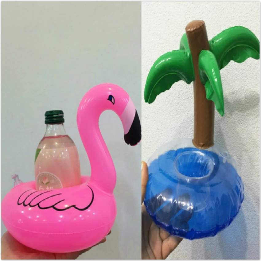 2 шт. креативный надувной держатель для напитков coco Tree подставки поплавок