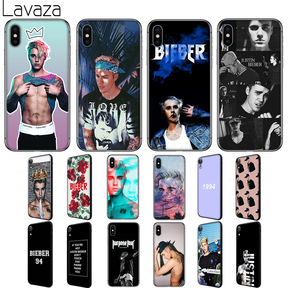 Lavaza Justin Bieber Soft Silicone Case Cover for Apple iPhone 6 6S 7 8 Plus 5 5S SE X XS MAX XR Cases