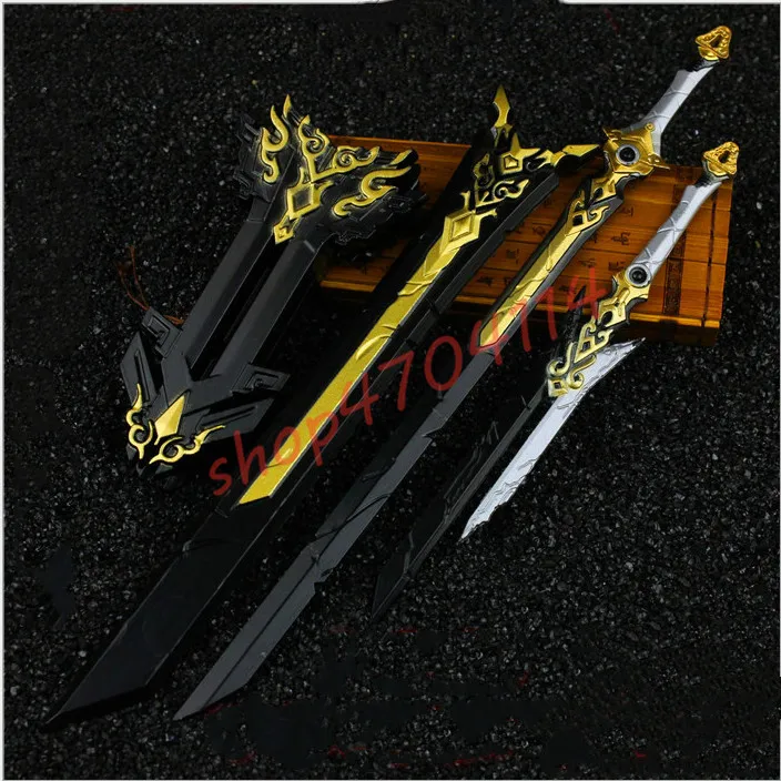 

Exquisite Alloy Weapon Models - Miniature Badao Sword (set of 4 pieces), Crafts, Decorations, Collections of Exquisite Models