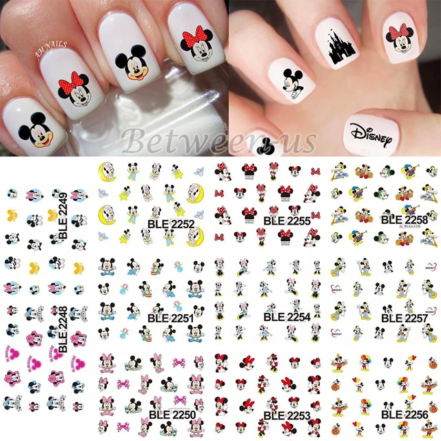Hot Water Transfer Nail Art Stickers Decals Lovely Hot Water Transfer Nail Art Stickers Decals Lovely Cartoon Mickey Mouse Design Diy