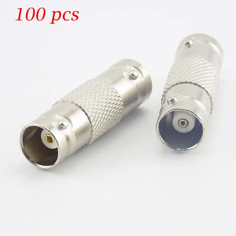 

Gakaki 100Pcs/Lot Splitter Plug Adapter Connector Bnc To Bnc Female Coupler Plug Adapter Cctv Accessories For Video Camera