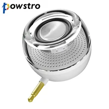 Portátil de alta fidelidade 3d surround 3.5mm aux áudio jack mini forma redonda sem fio poderoso alto-falante cristal altavoz para o telefone inteligente tablet