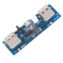 Single IC Control 5V 1A 2A Mobile Power Bank Charger Module Micro USB Polymer Lithium Battery Charging Board DIY Step Up Boost